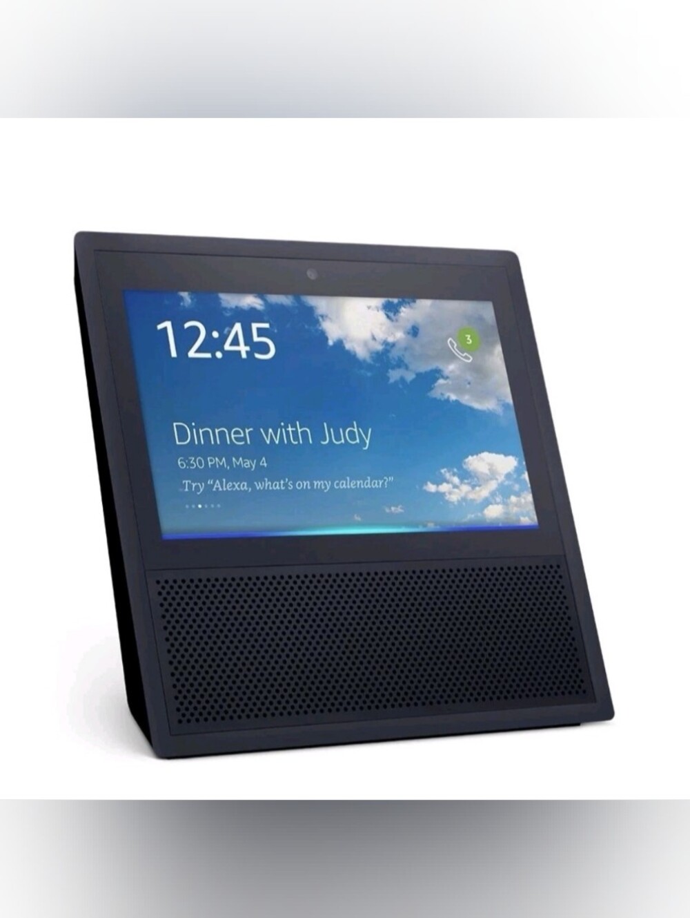 NEW Amazon 7" Echo Show Smart Assistant Black 1st Generation Open Box
